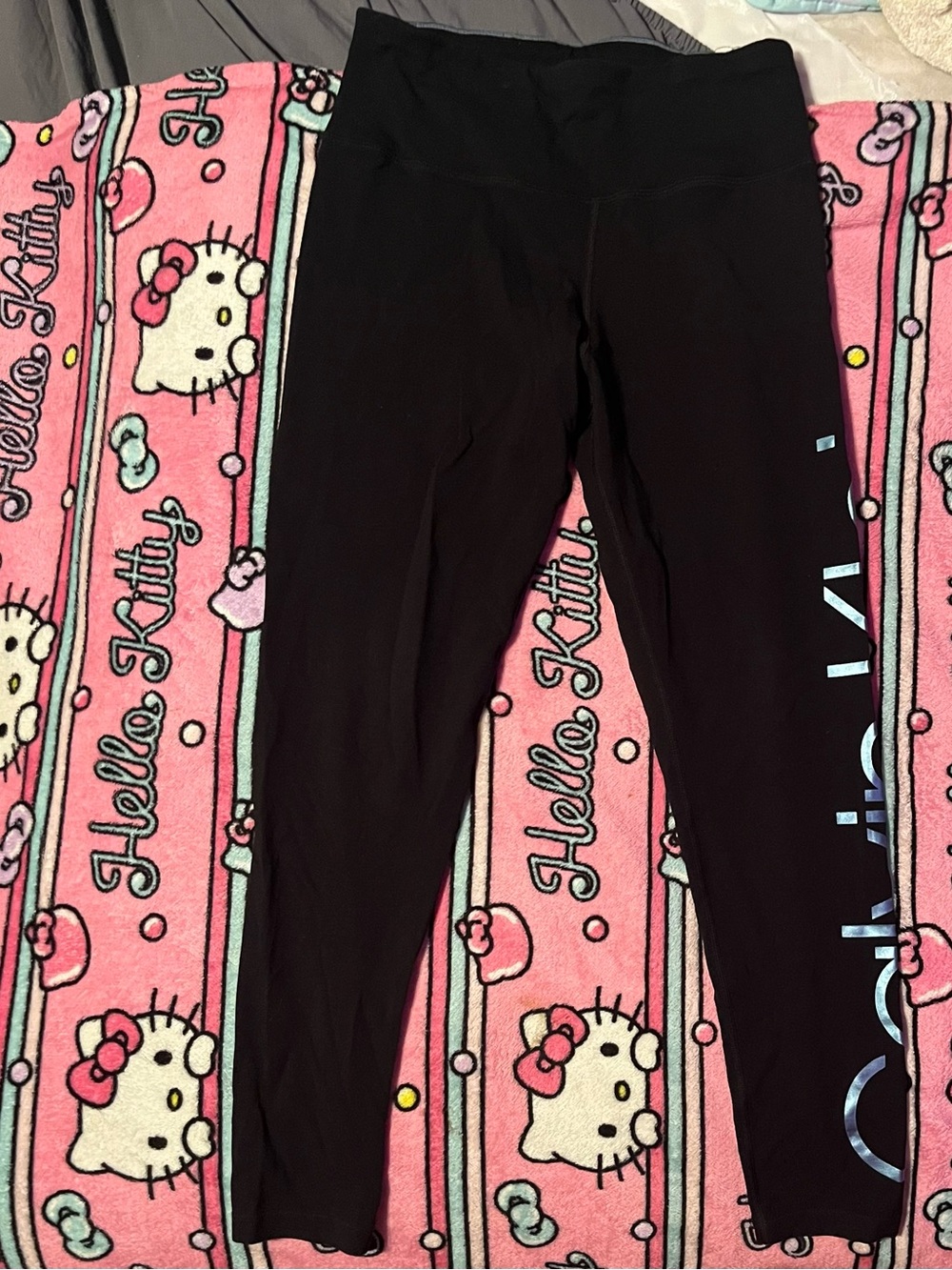 Black Leggings with Calvin Klein Logo